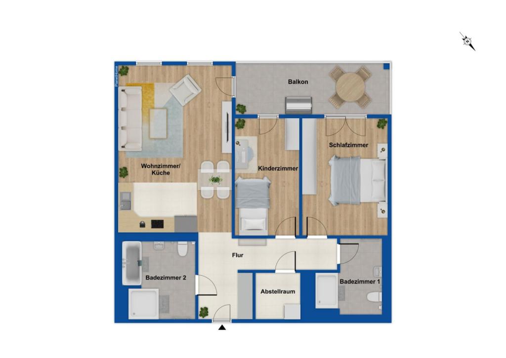 Grundriss Wohnung