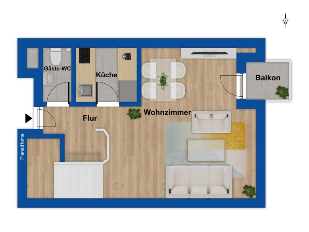 Grundriss 4. Obergeschoss
