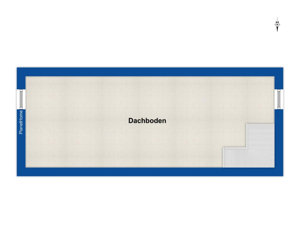 Grundriss Dachboden