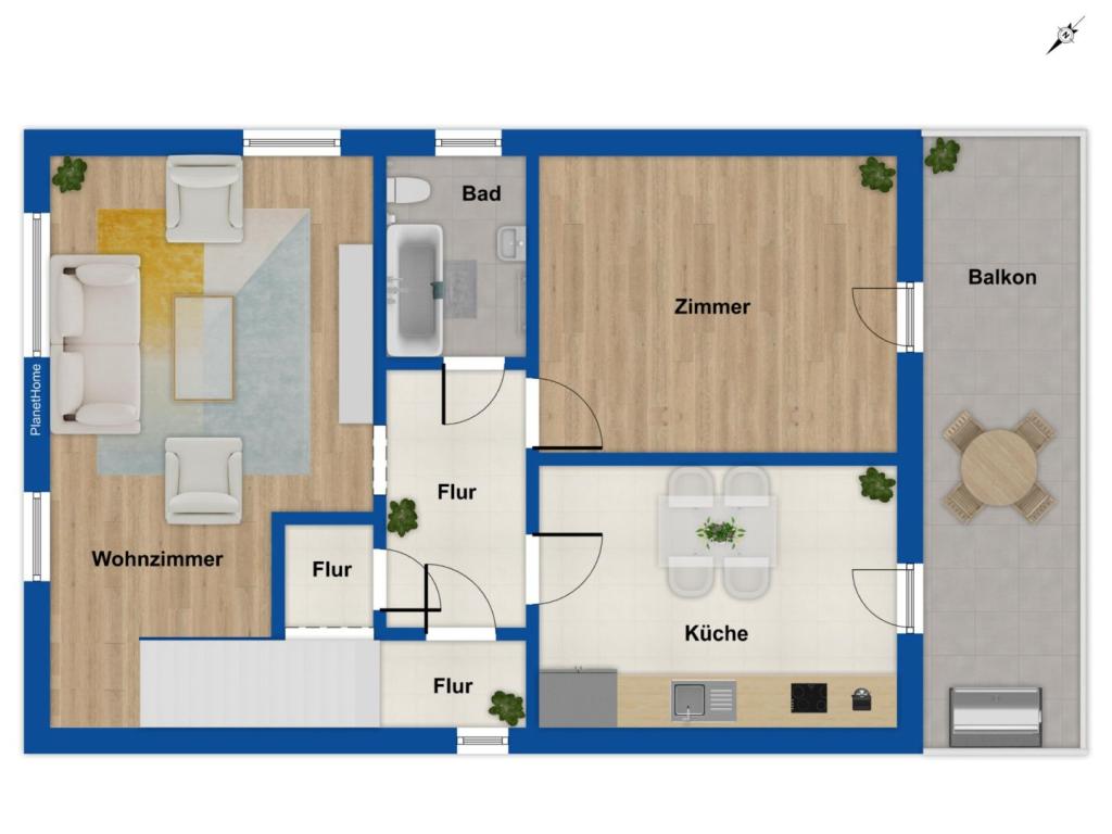 Grundriss Obergeschoss