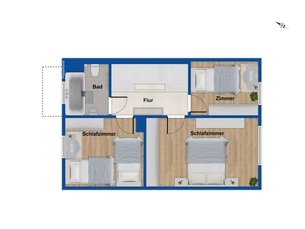 Grundriss Obergeschoss