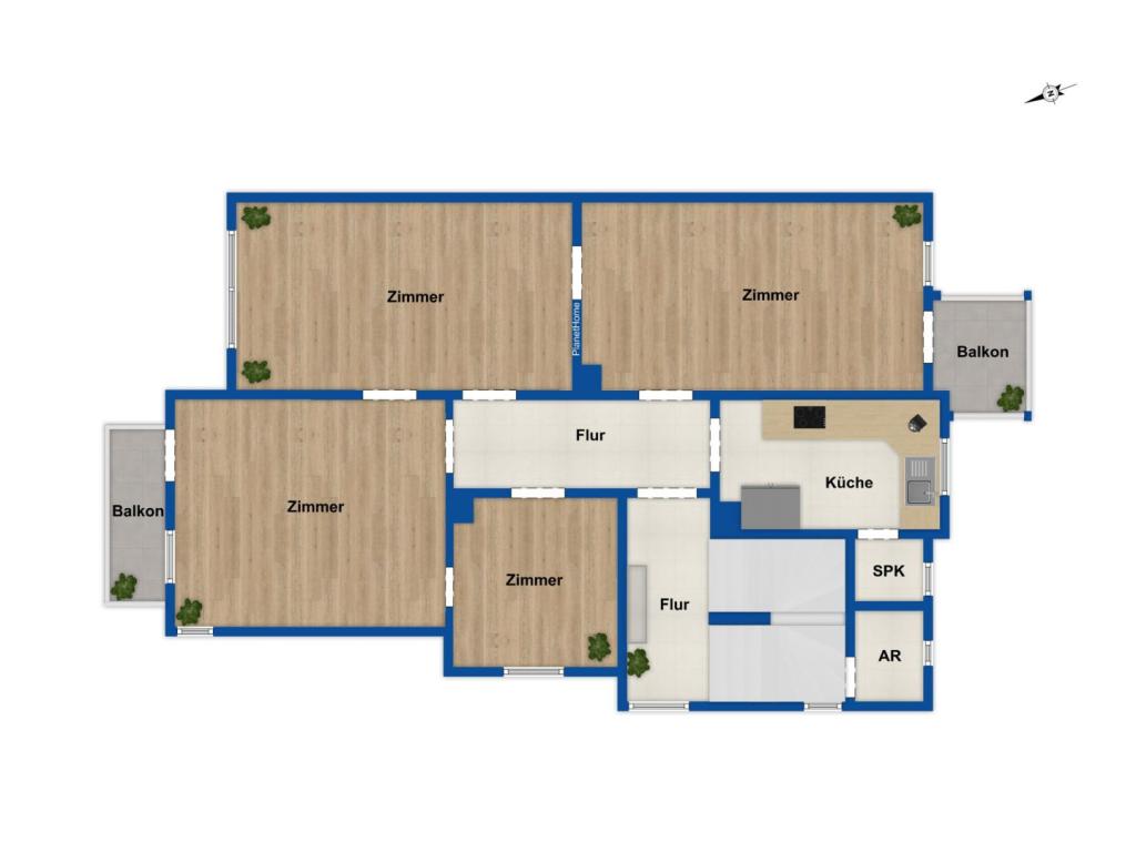 Grundriss Obergeschosse