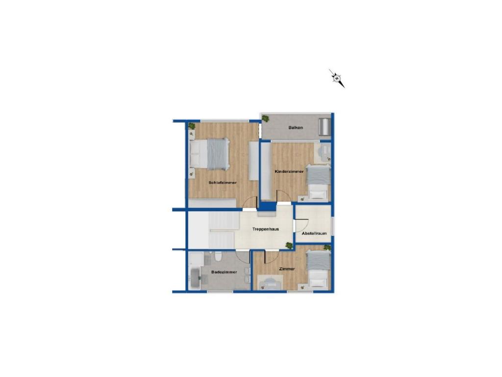 Grundriss Obergeschoss
