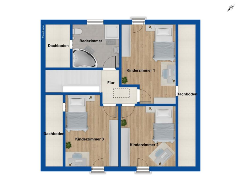 Grundriss Obergeschoss