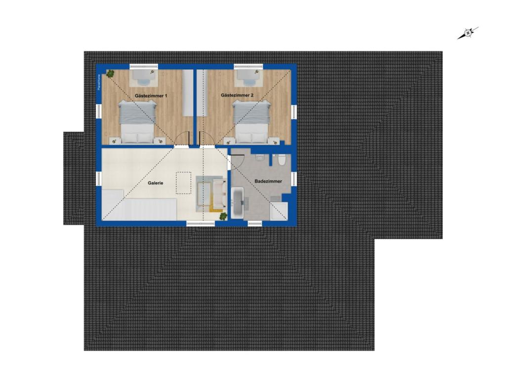 Grundriss Obergeschoss
