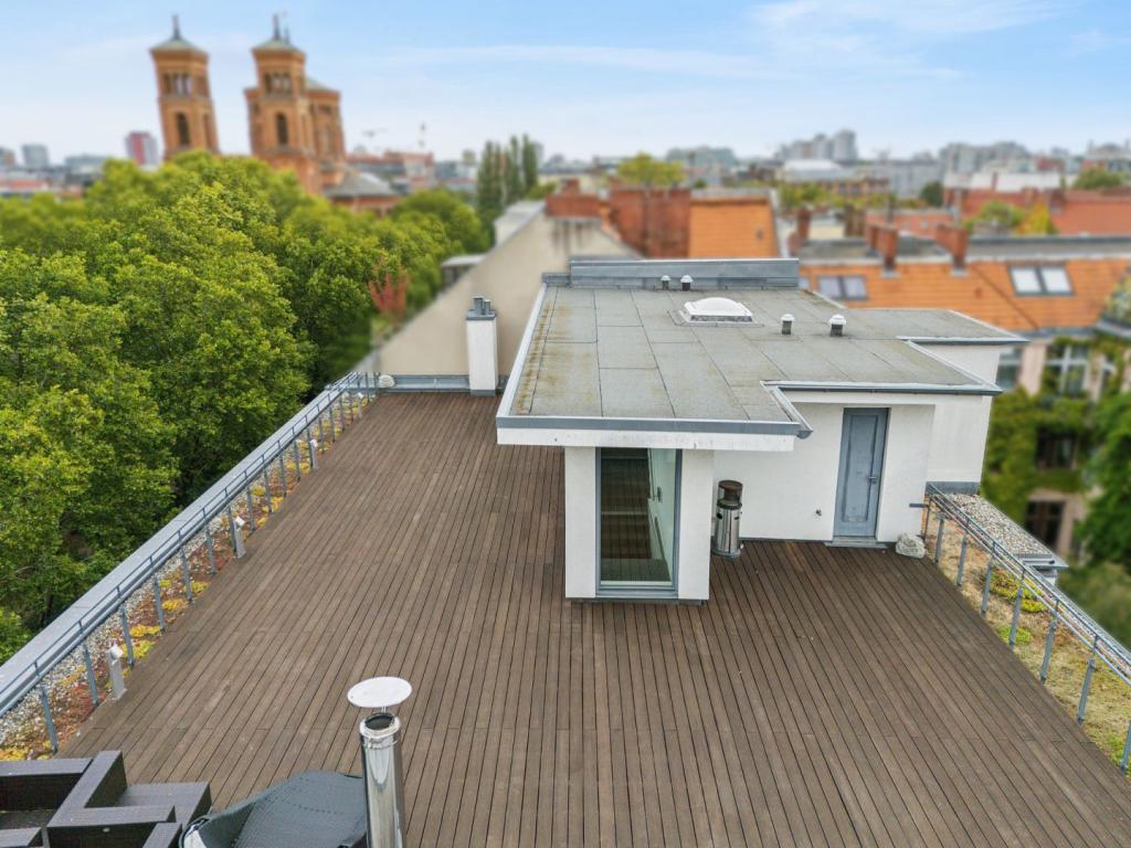 Dachterrasse mit WC