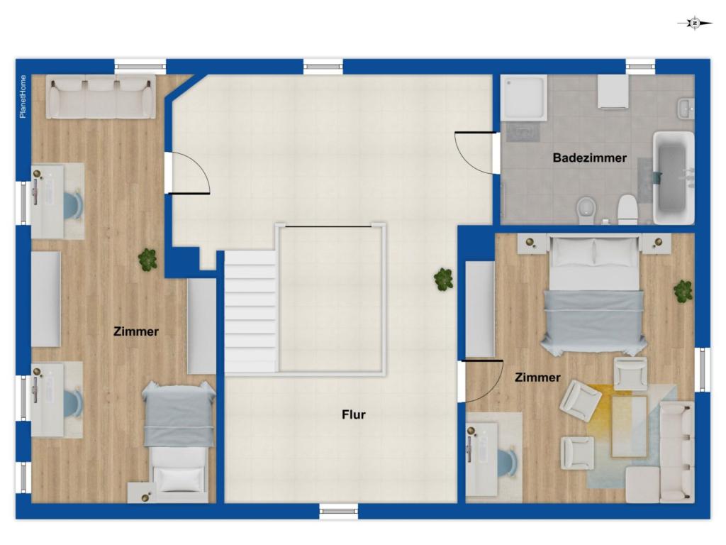 Grundriss Obergeschoss
