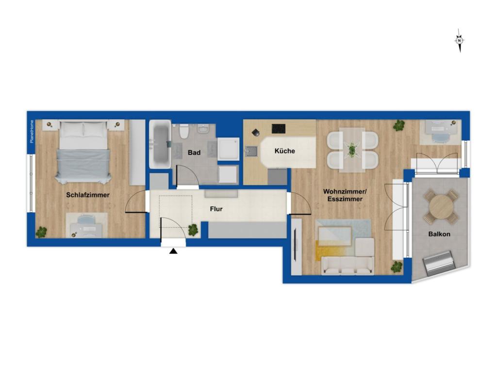 Grundriss Wohnung
