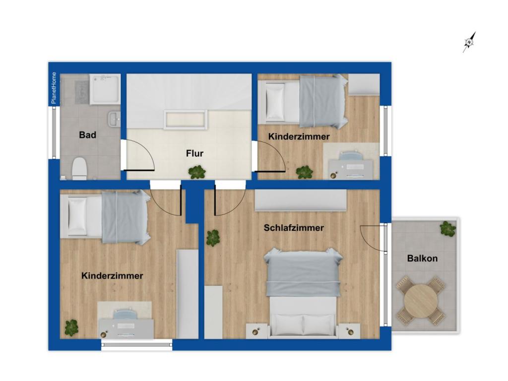 Grundriss Obergeschoss