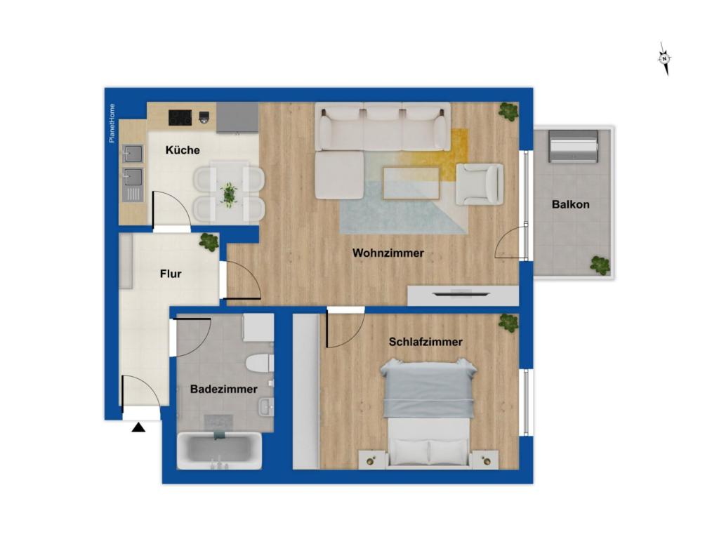 Grundriss 1. Obergeschoss