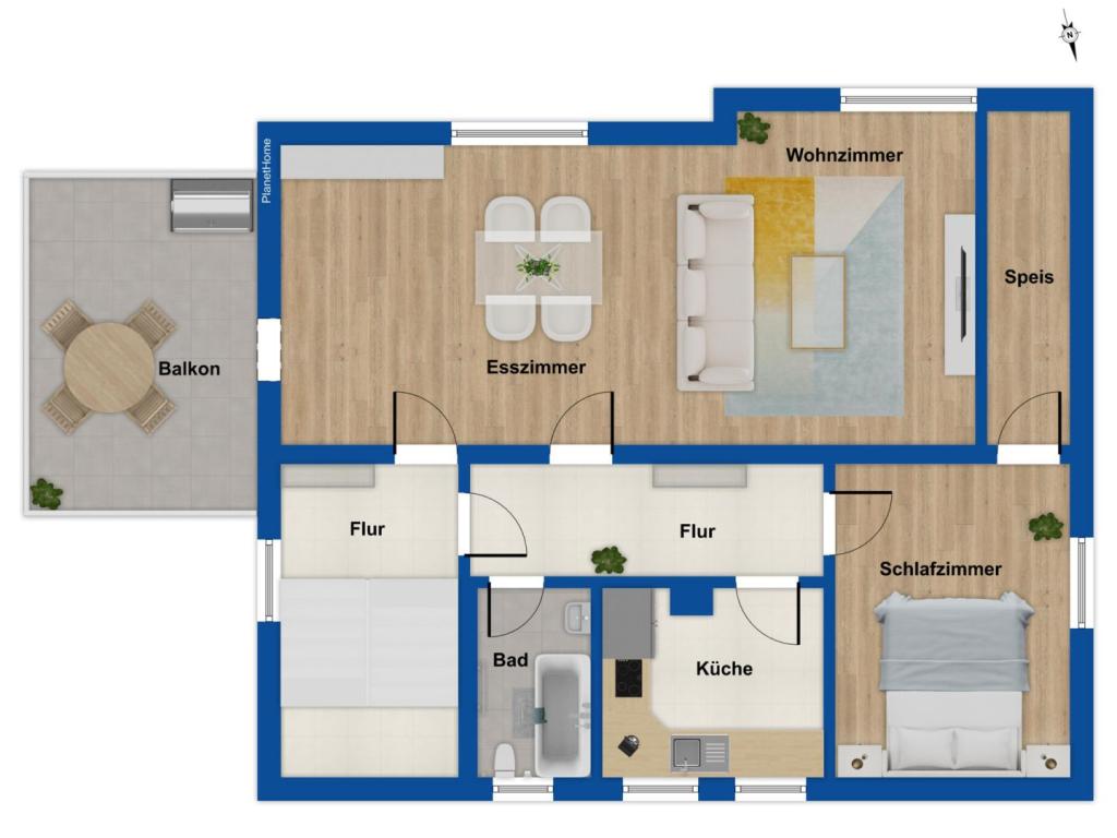 Grundriss Obergeschoss