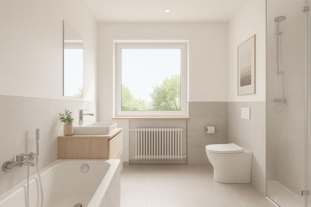 Badezimmer virtualisiert