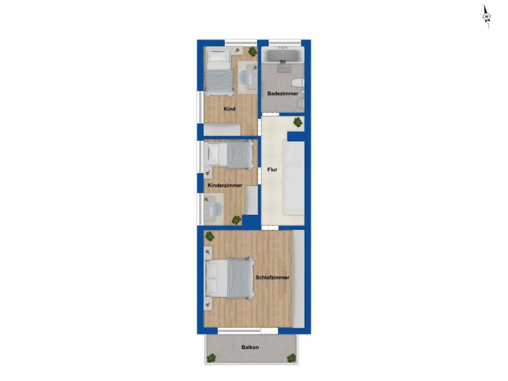 Grundriss Obergeschoss