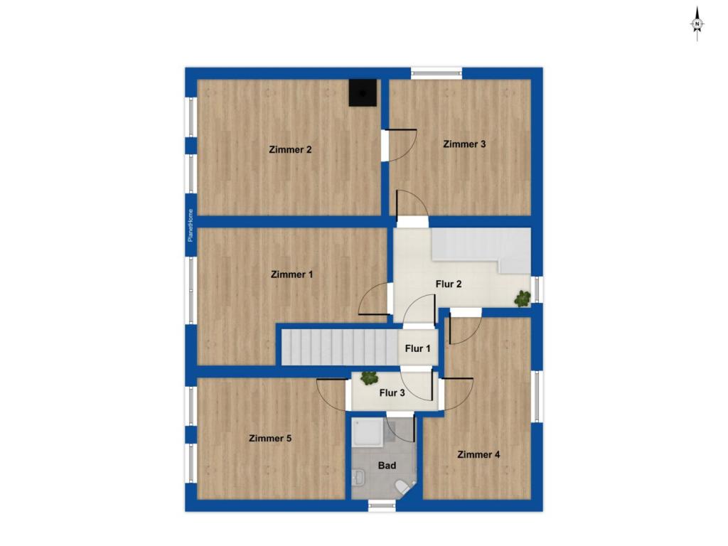 Grundriss Obergeschoss