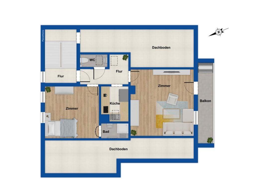 Grundriss Dachgeschoss