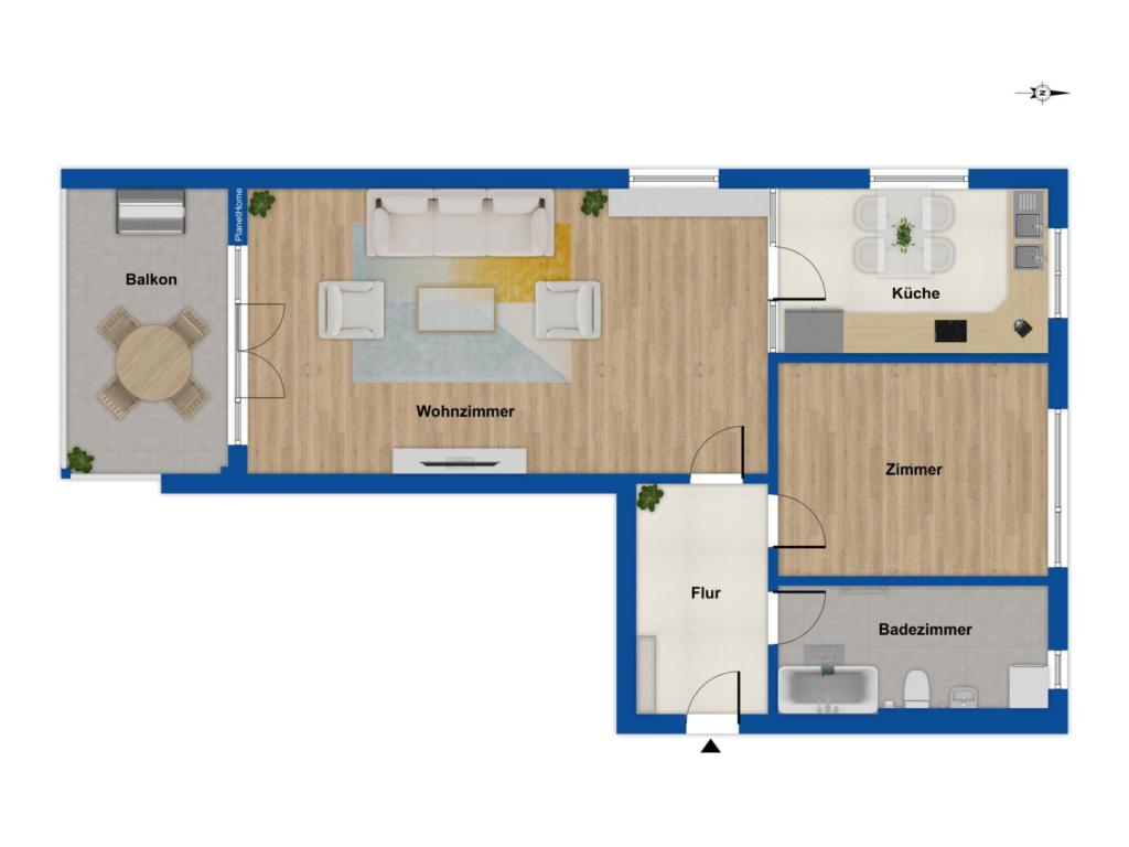 Grundriss 1. Obergeschoss