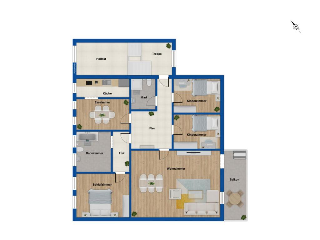 Grundriss Obergeschoss