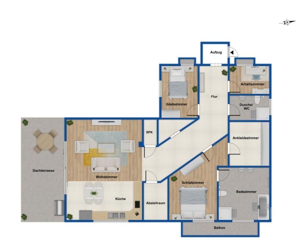 Grundriss Dachgeschoss