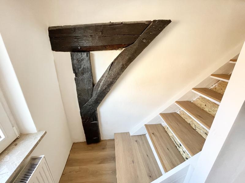 Treppe zum Dachgeschoss