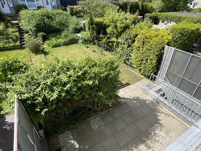Gartenansicht von oben