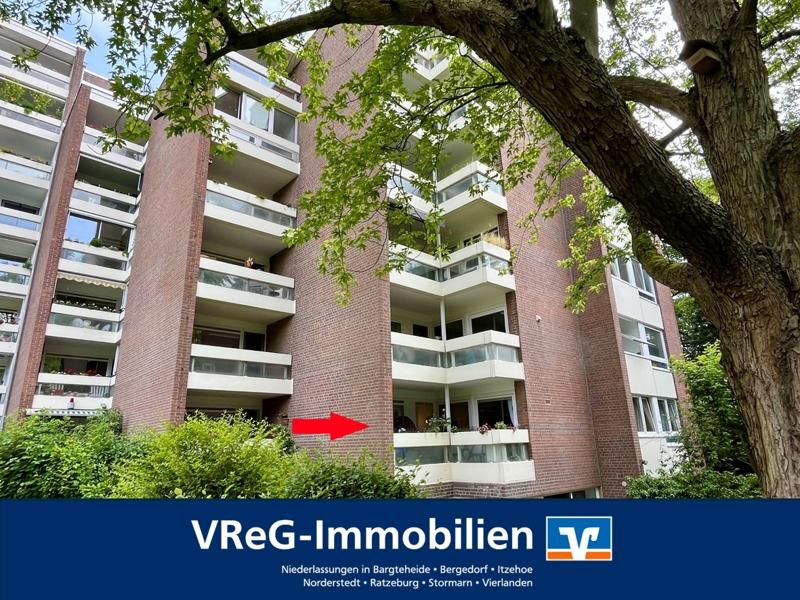 Außenansicht mit Wohnungskennzeichnung