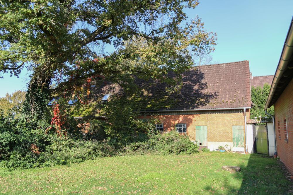 Rückansicht Stall- und Wohngebäude
