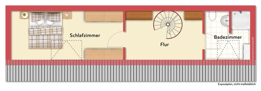 Grundriss Spitzboden