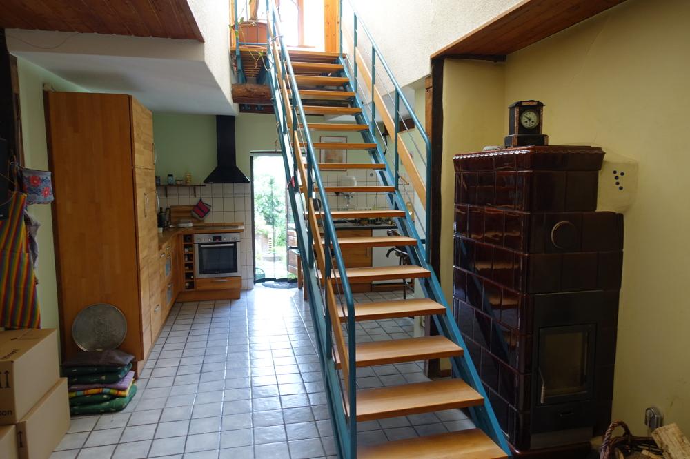 erneuerte Treppe