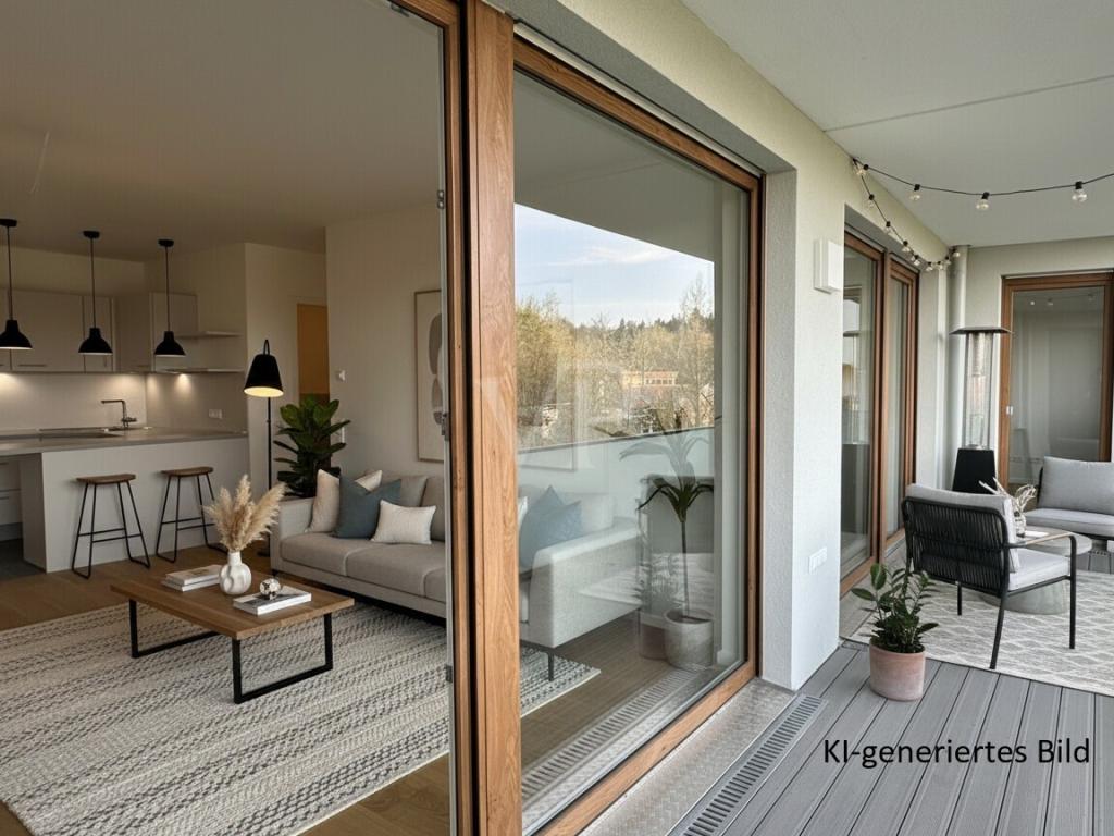VON POLL - KRONBERG: Exklusive 3-Zimmer-Neubau-Wohnung - barrierefrei und naturnah - Foto 1