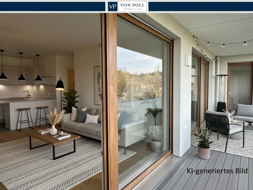 VON POLL - KRONBERG: Exklusive 3-Zimmer-Neubau-Wohnung - barrierefrei und naturnah - Foto 2