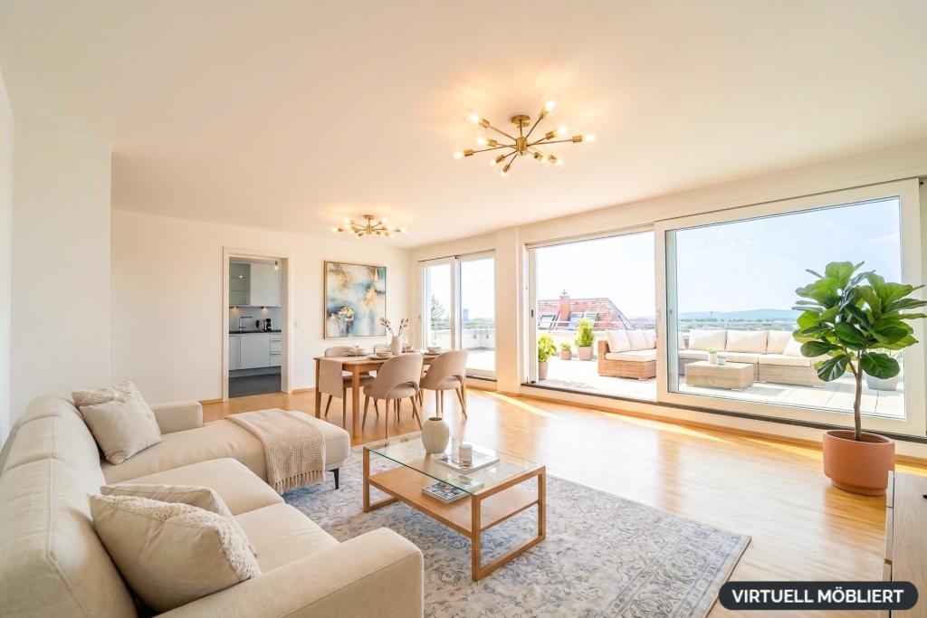 Weitblick & Eleganz: Terrassen-Residenz in Herderns absoluter Bestlage - Foto 1