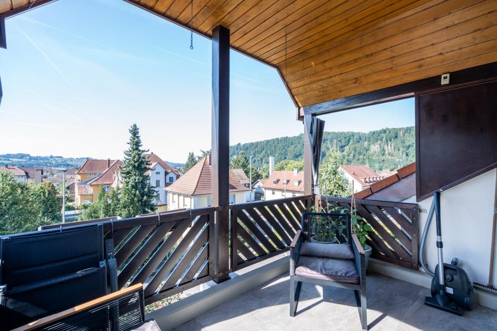 Balkon-Aussicht über Schopfheim