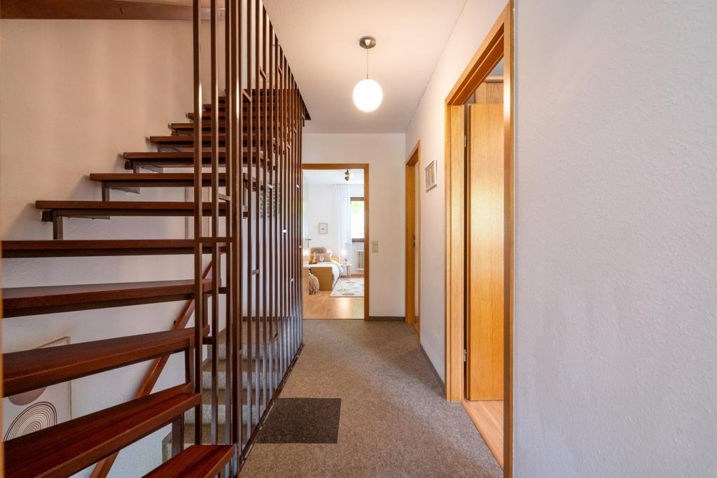 Treppenaufgang aus Holz
