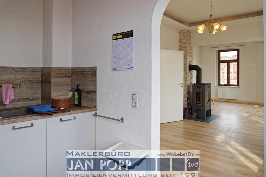 Etagenwohnung mit Einbauküche in der Altstadt - Foto 1