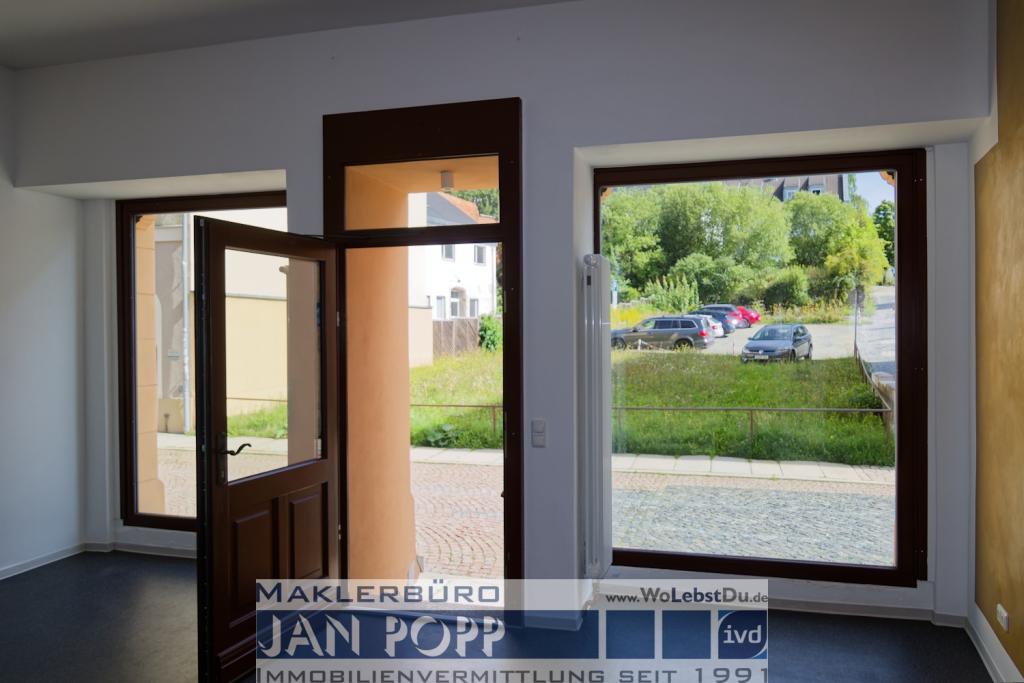 Schaufenster-Eingangsbereich 