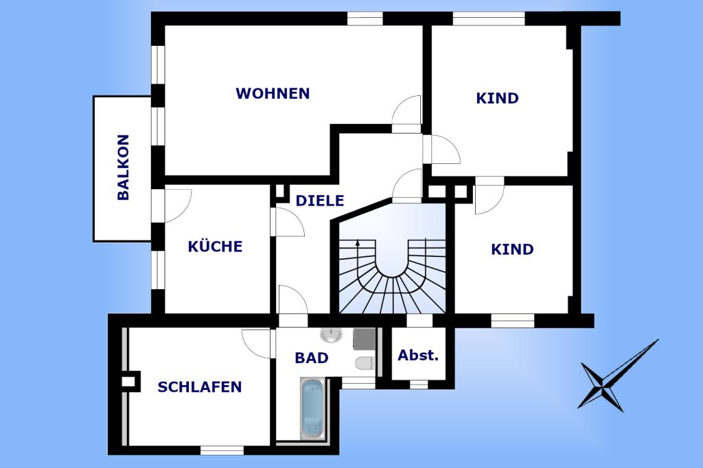 Grundriss Obergeschoss