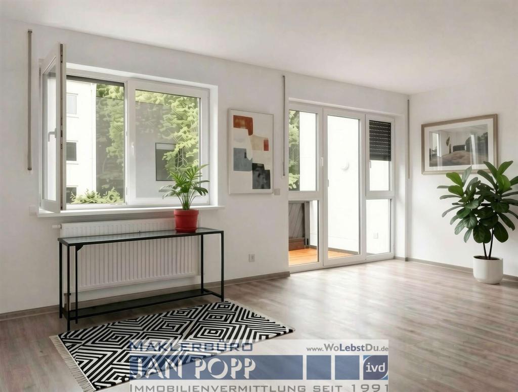 Erstbezug nach Renovierung - großzügige 2-Raum-WE mit TG-Stellplatz & Westbalkon - Photo 1