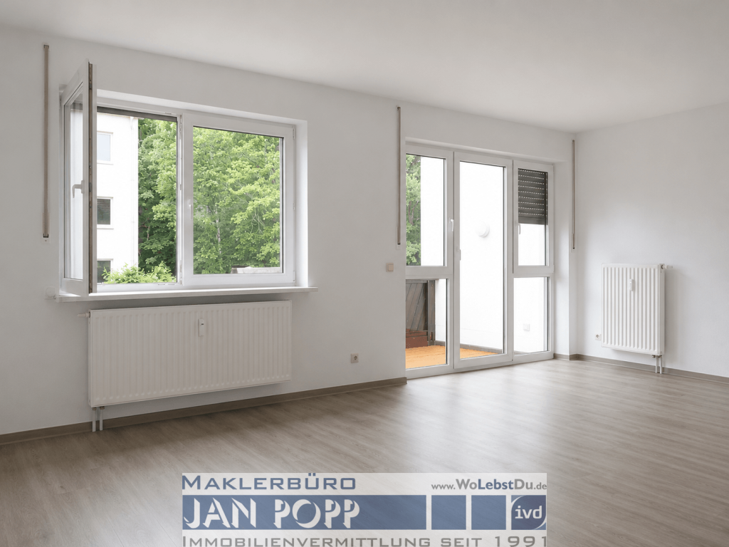 Erstbezug nach Renovierung - großzügige 2-Raum-WE mit TG-Stellplatz & Westbalkon - Photo 2