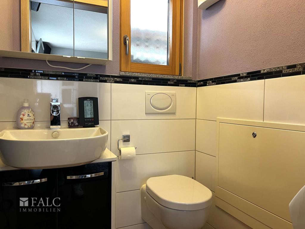 WC, Pissoir und Waschbecken