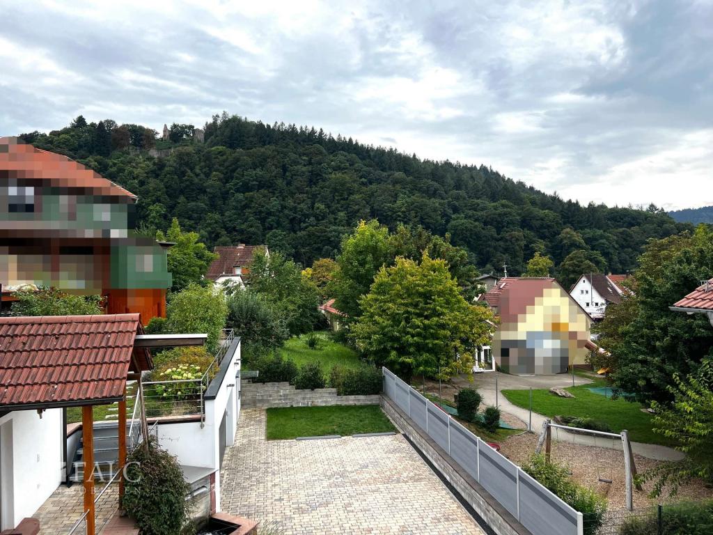 Aussicht vom Balkon