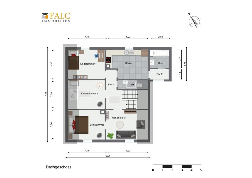 Dachgeschoss als eigene Einheit