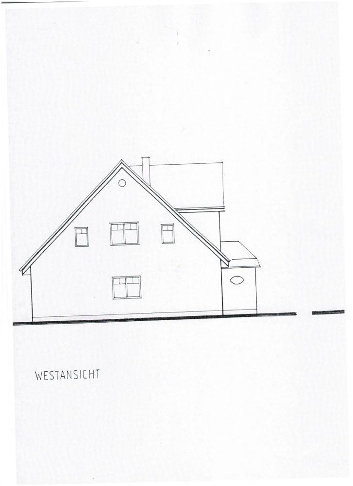 Haus Westansicht