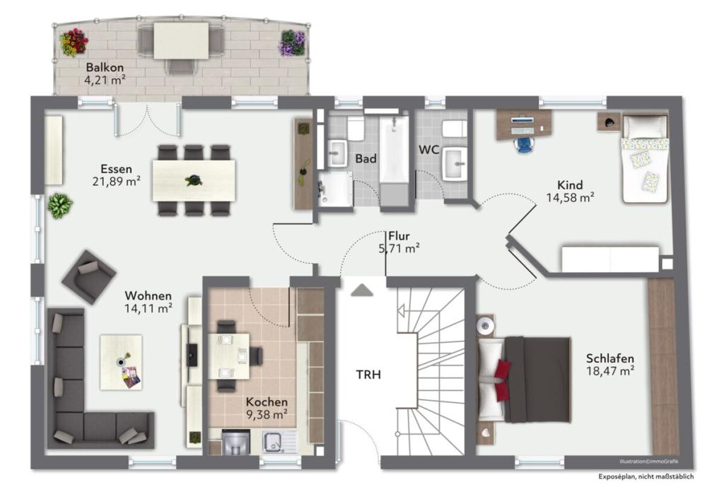 Grundriss Wohnung