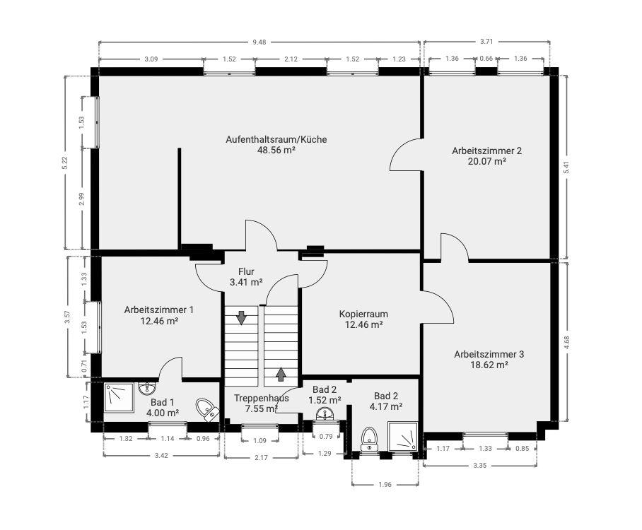 Grundriss - Obergeschoss