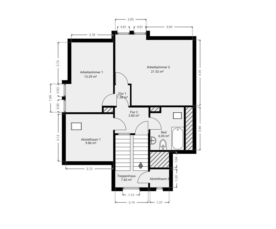 Grundriss - Dachgeschoss