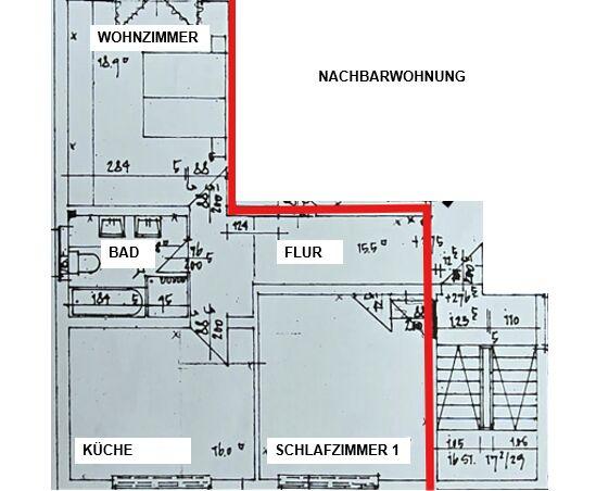 Charmante, renovierte 3 Zi. Dachgeschoss Wohnung mit neuem Bad + neuer Einbauküche - Foto 3