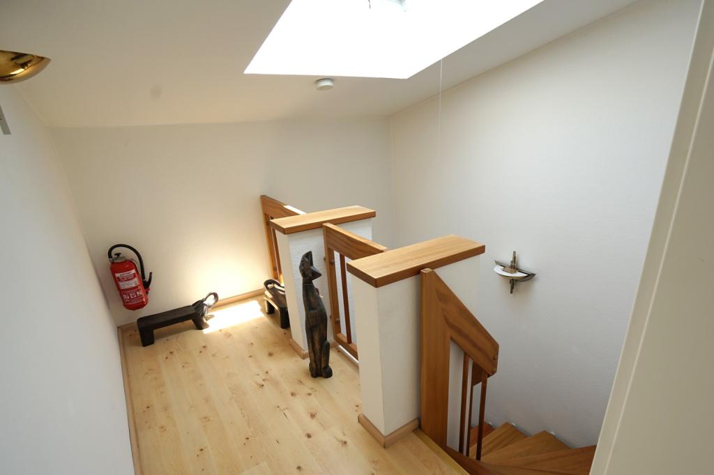 Treppe ins Dachgeschoss