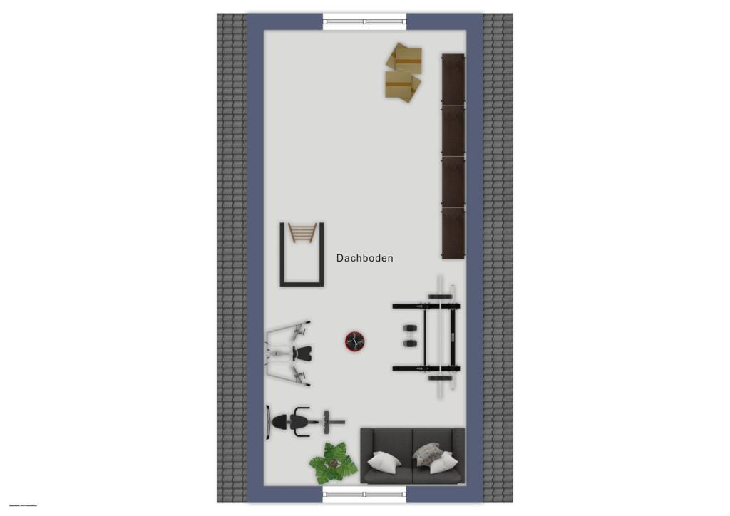 nicht ausgebautes Dachgeschoss