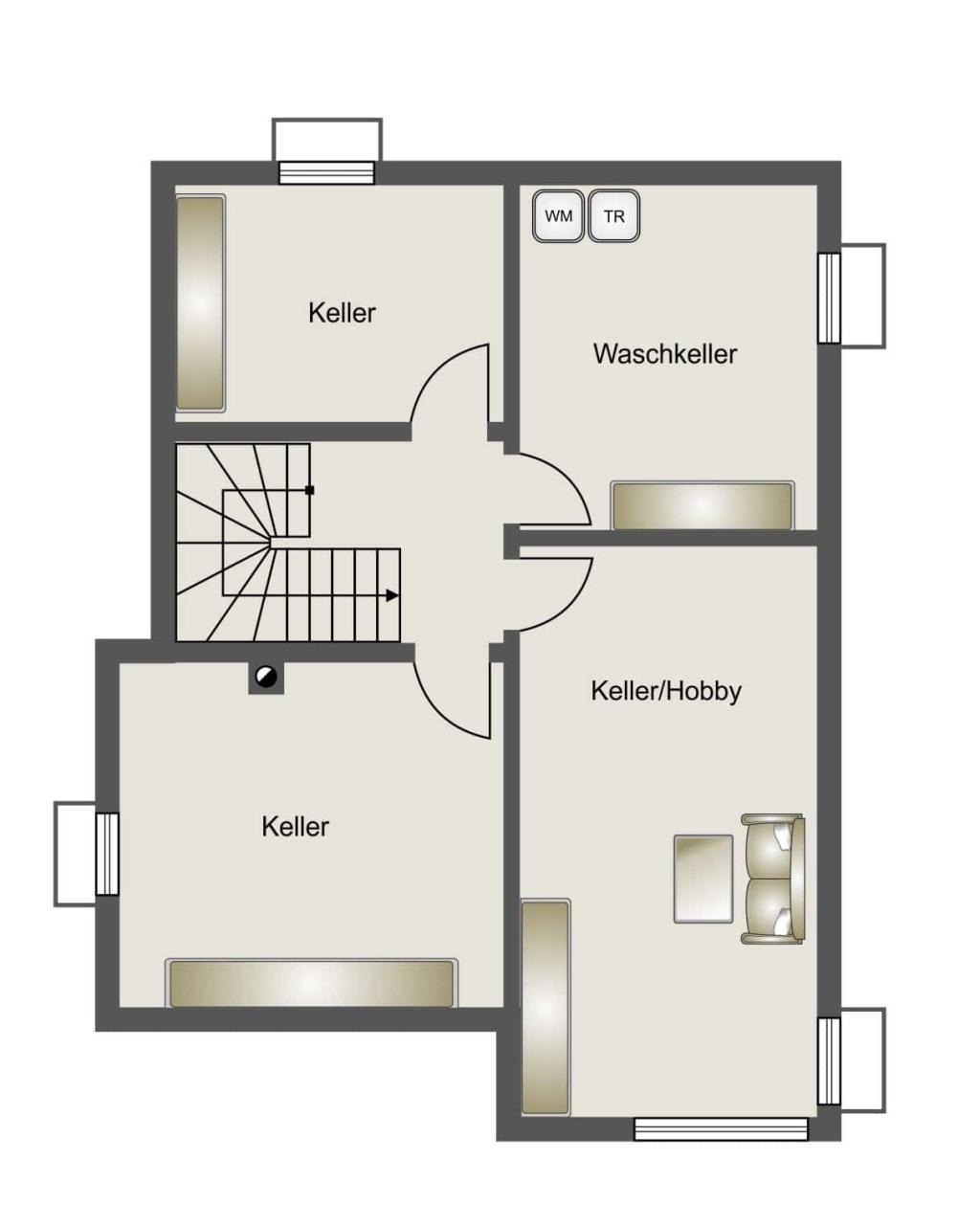 Grundriss Keller