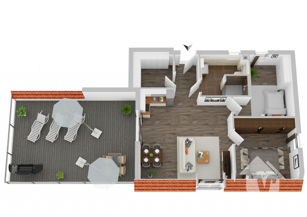 Die Stadt liegt dir zu Füßen! Dachgeschosswohnung zum Kauf - Provisionsfrei